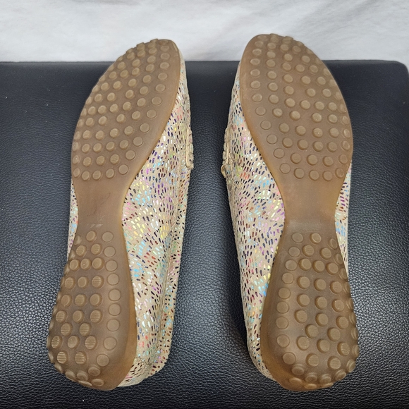 Vaneli Women's Leather Multicolor Loafers Size 6 Boho Hippie Cottagecore - Picture 2 of 7